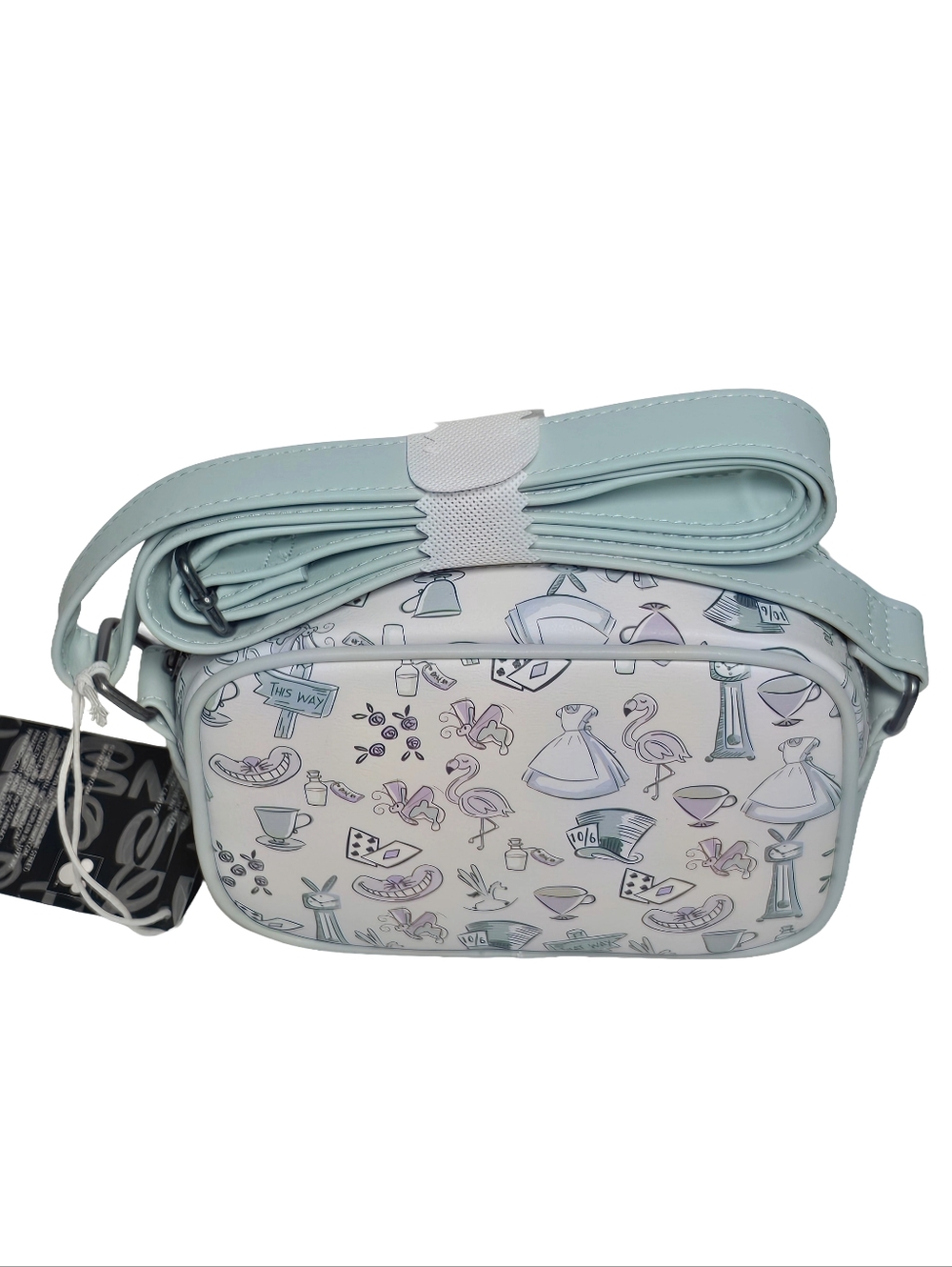 Disney Loungefly Alice in Wonderland Crossbody Bag NWT Pastel - Picture 2 of 2